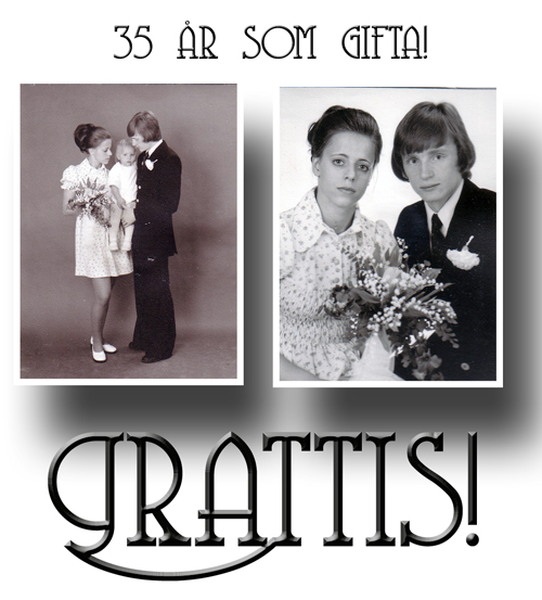 35årig bröllopsdag